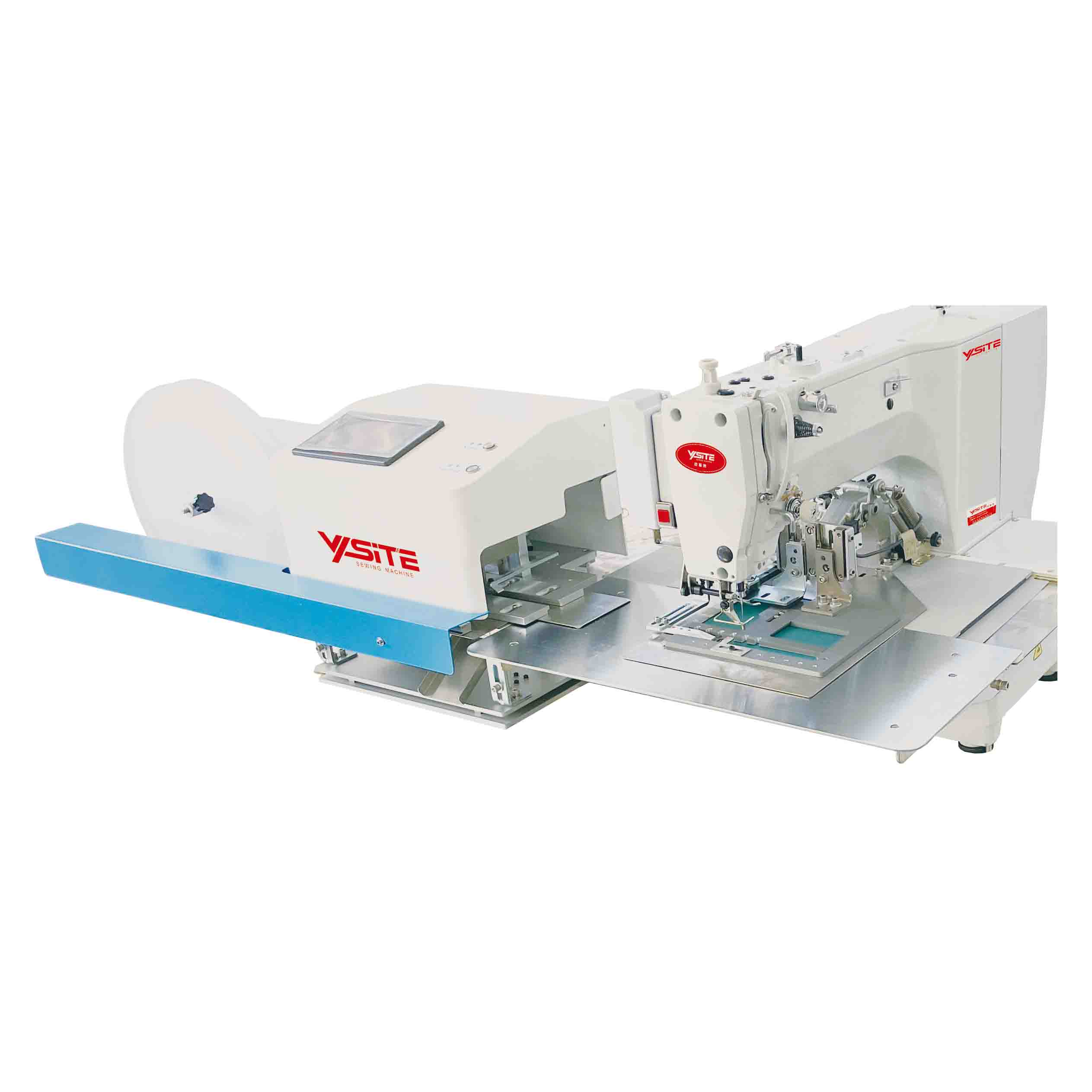 YST-2210D-ZMS Fully automatic clothing tag cutting, feeding&sewing machine [for clothing labels]