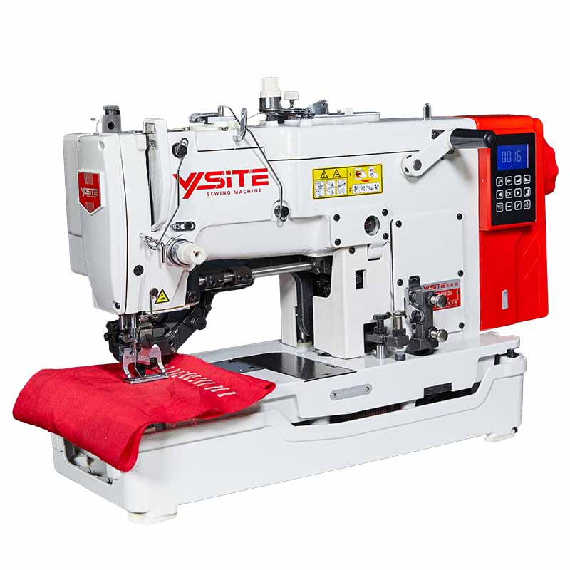 YST-781-SS Double stepping motor button holing sewing machine